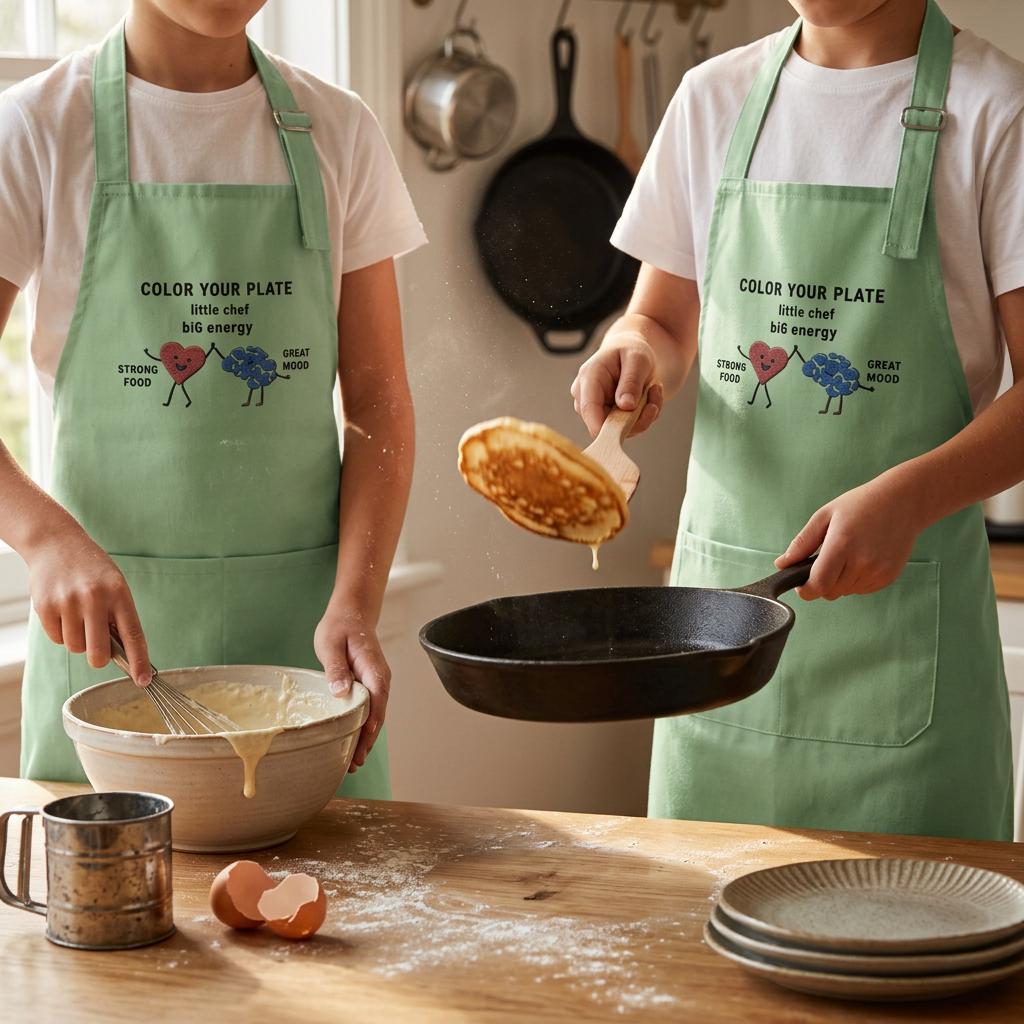 Le petit chef apron with pockets
