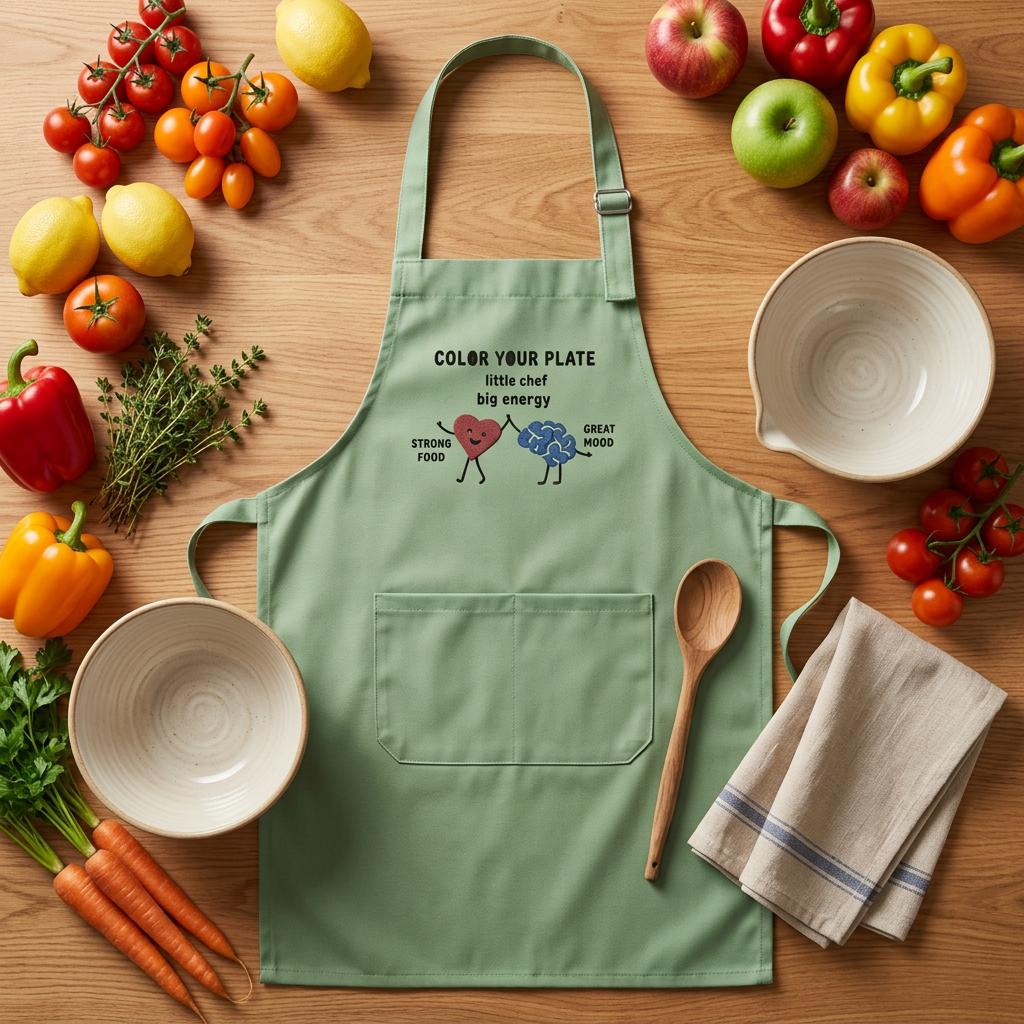 Le petit chef apron with pockets